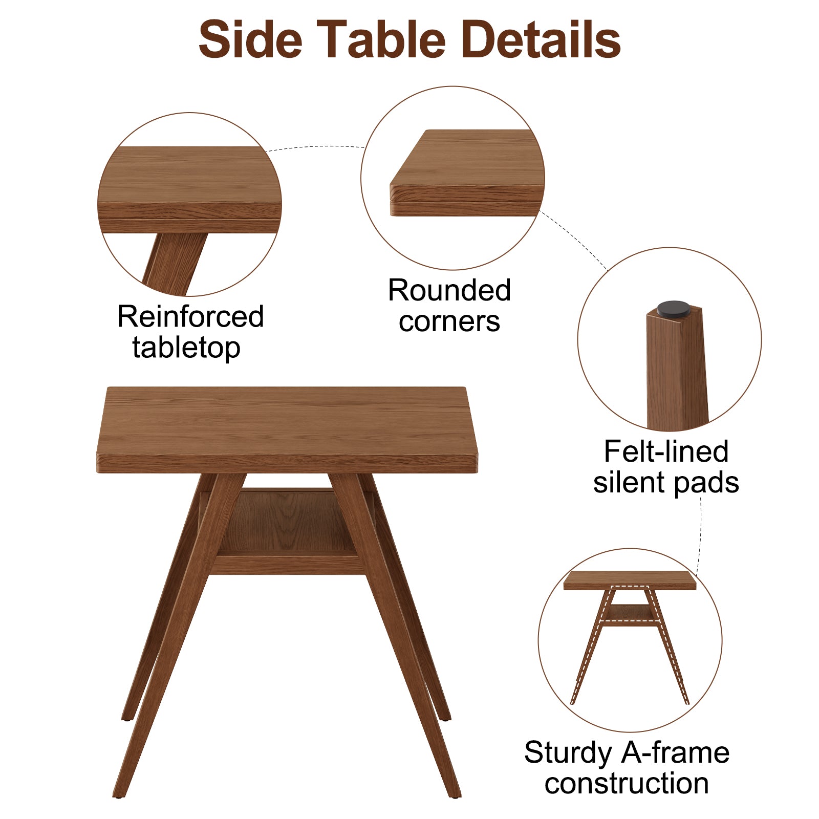 3-Piece Bistro Dining Table Set
