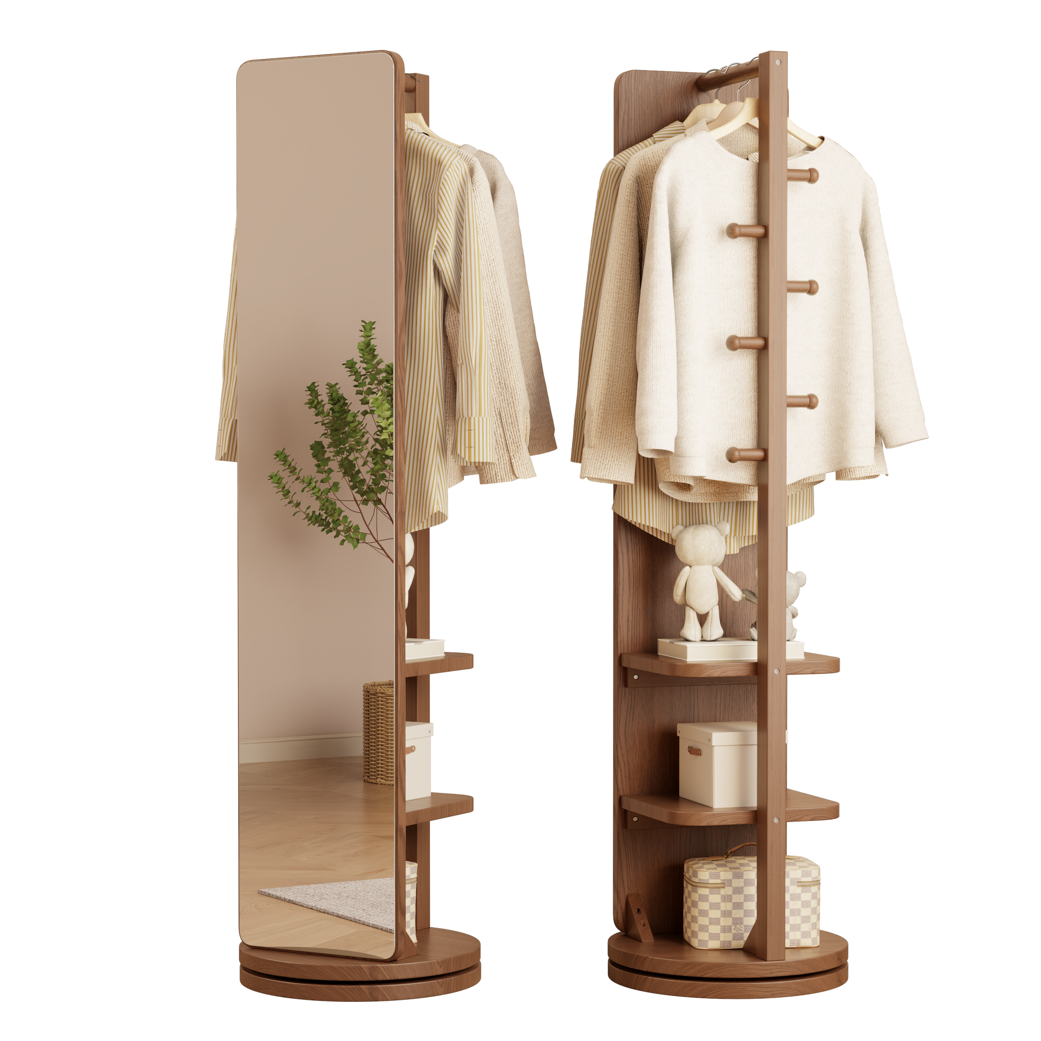 Rolling Full Length Mirror