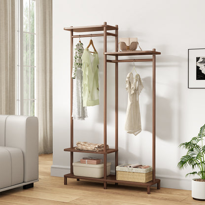 Solid Wood Clothes Rack