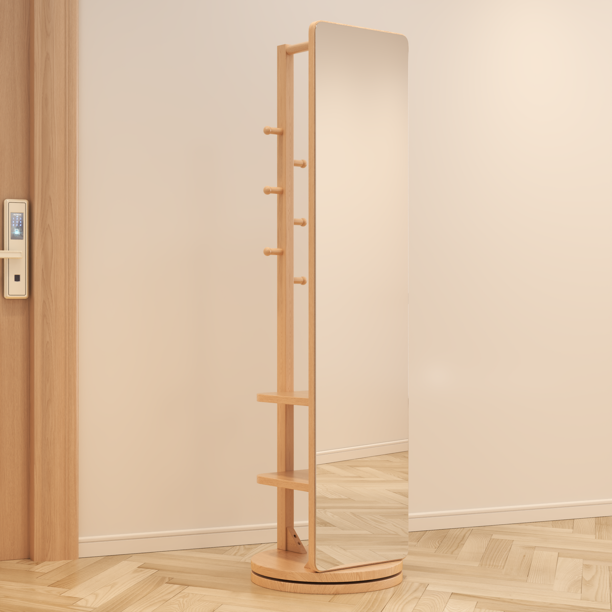 Rolling Full Length Mirror