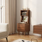 Solid Wood Nightstand with Bookshelf | 2 or 3 Drawer Bedside Table - iKaslandi