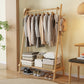 Solid Wood Clothes Rack