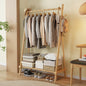 Solid Wood Clothes Rack