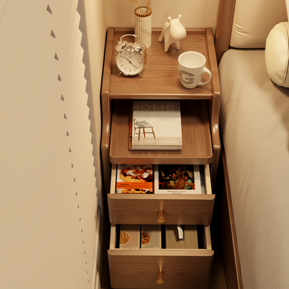 Solid Wood Bedside Table