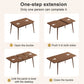 Extendable Dining Table for 4-8