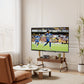 Heavy Duty Rolling TV Stand with 2 Wood Drawers