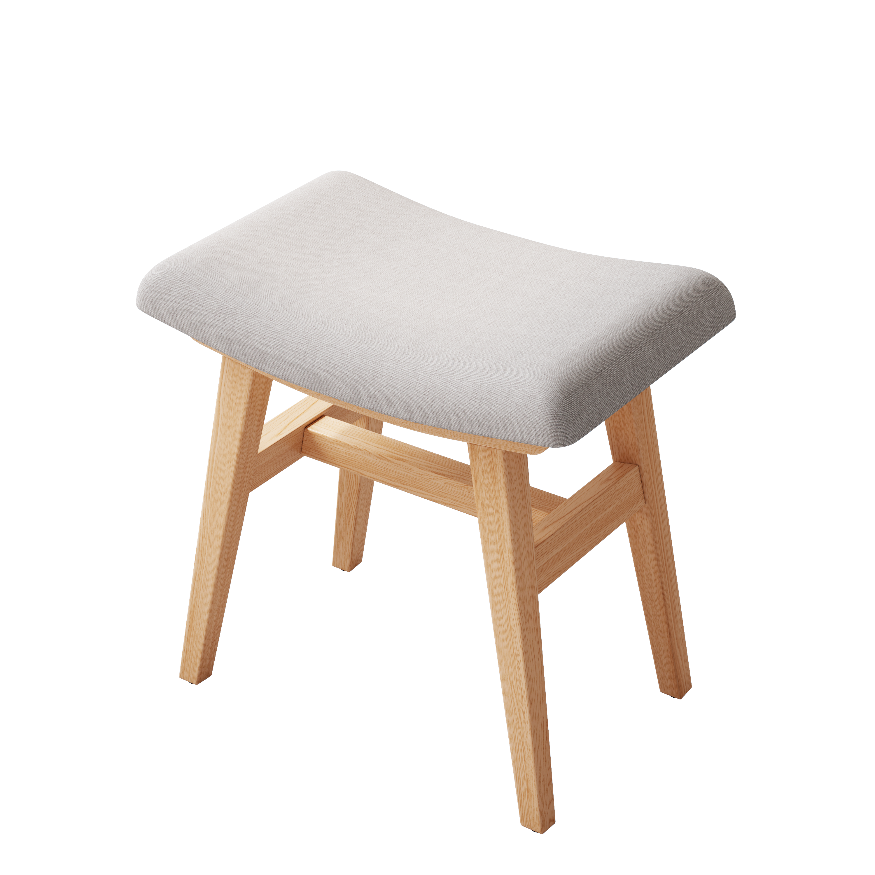 Vanity Stool with Soft Saddle Cushion