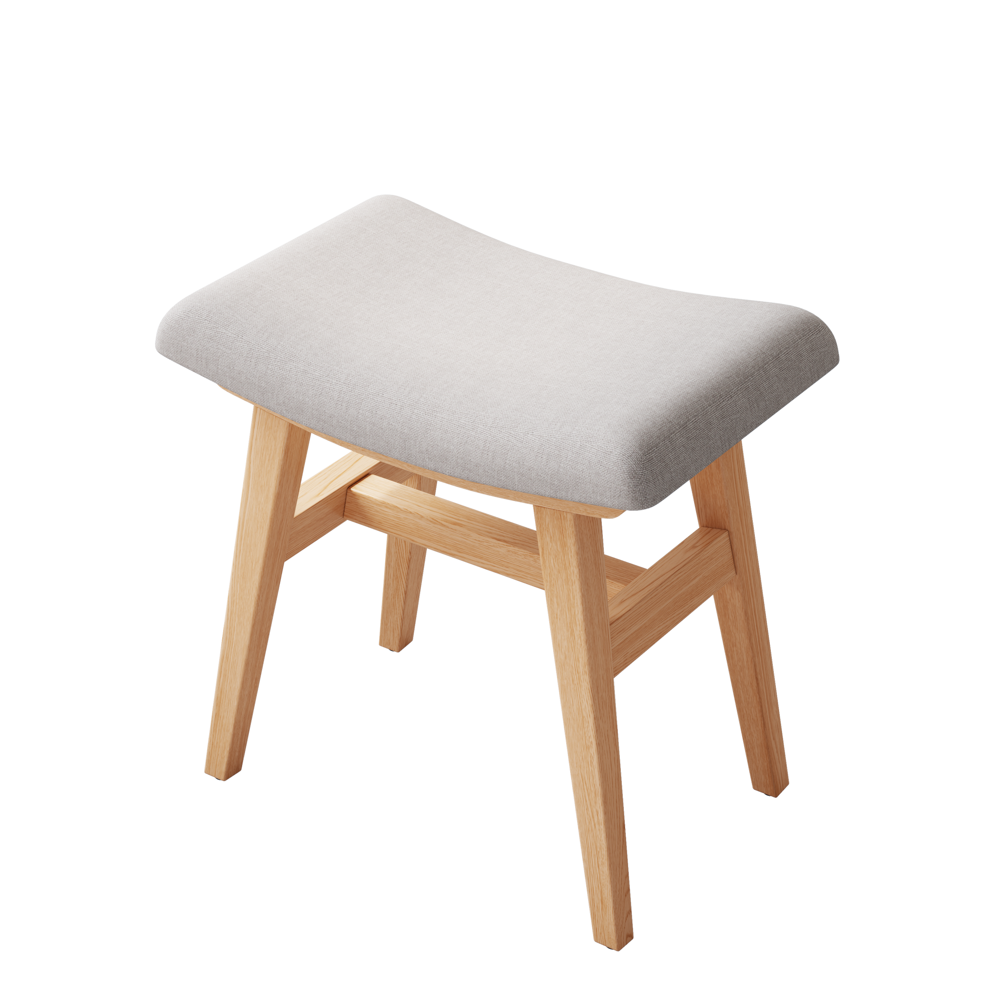 Vanity Stool with Soft Saddle Cushion
