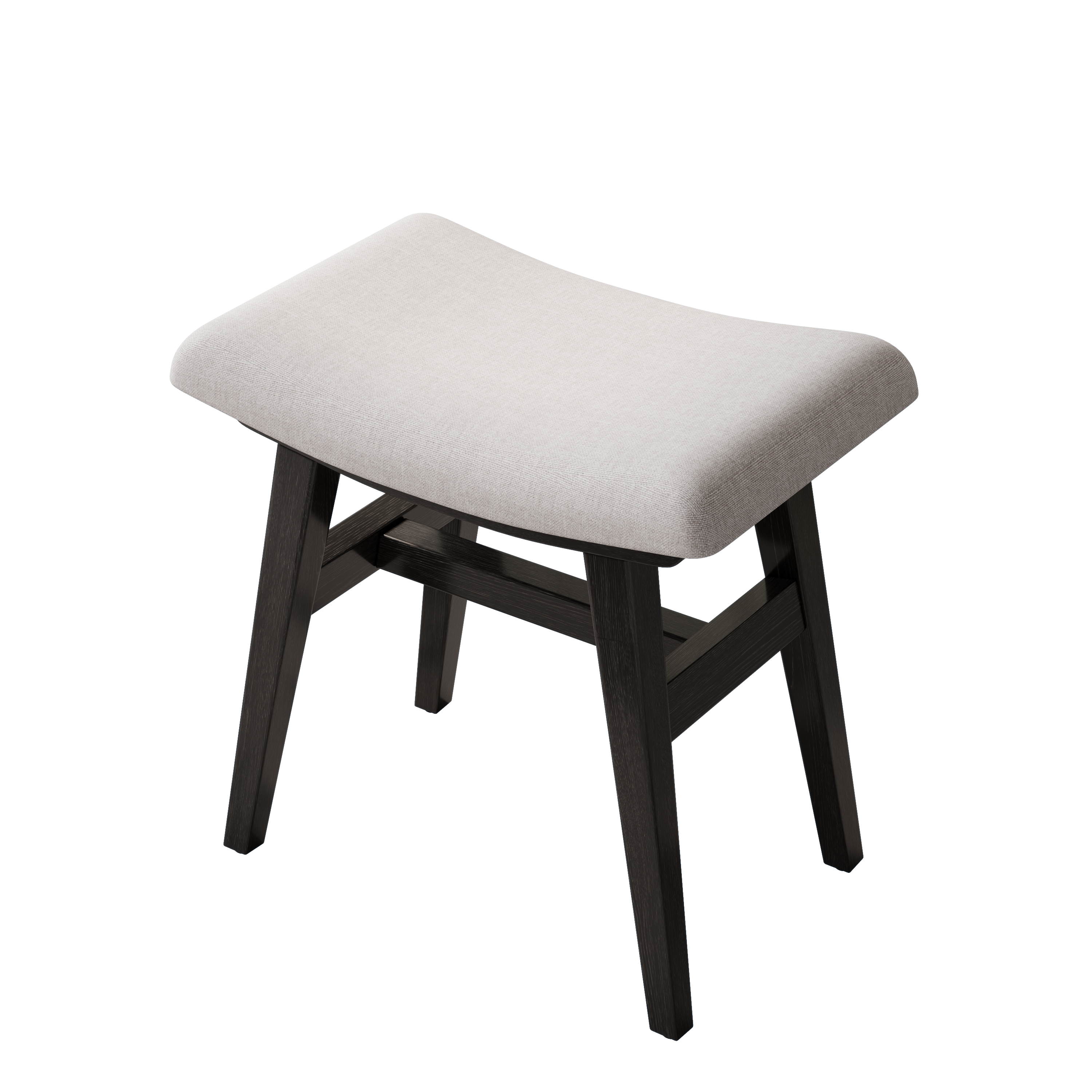 Vanity Stool with Soft Saddle Cushion