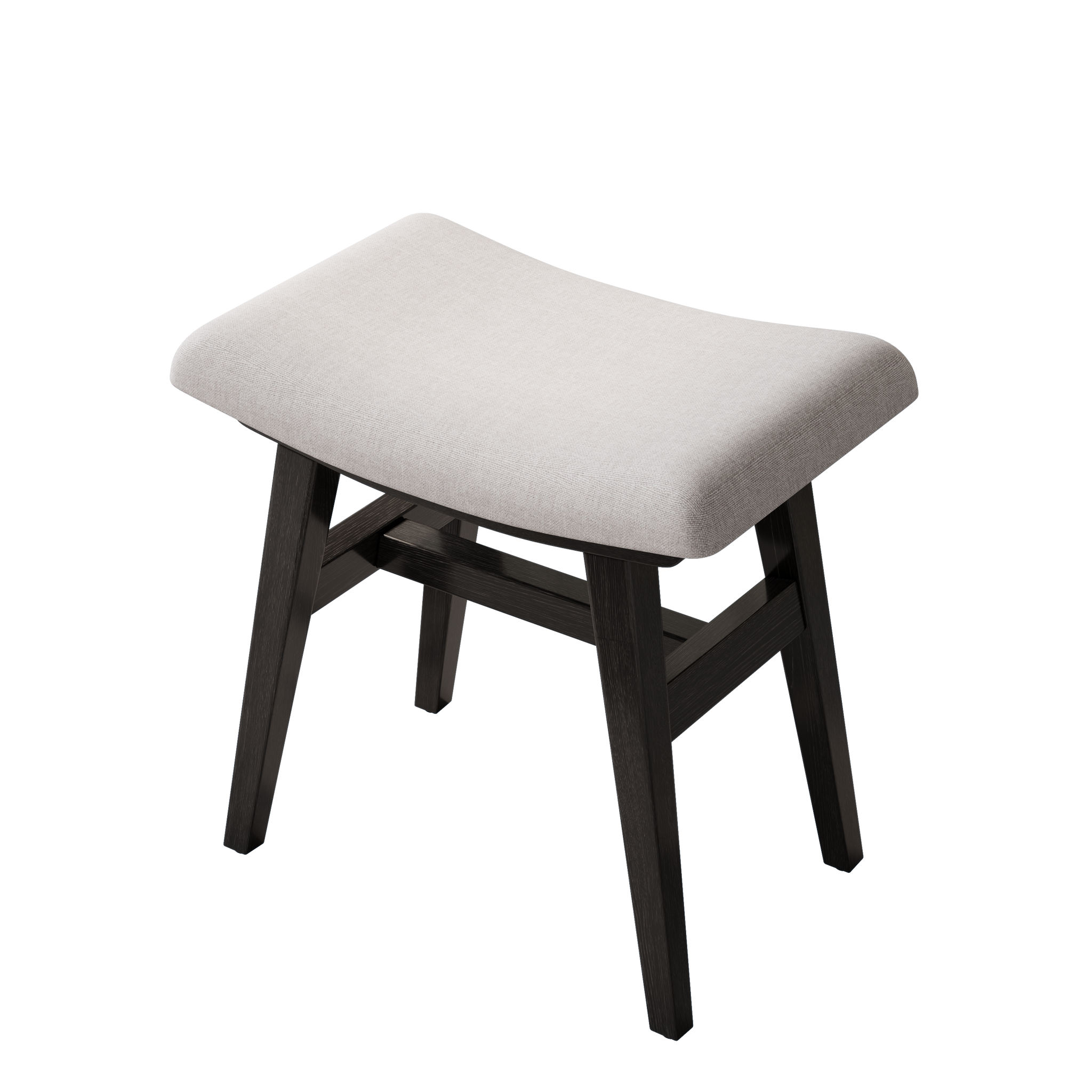 Vanity Stool with Soft Saddle Cushion