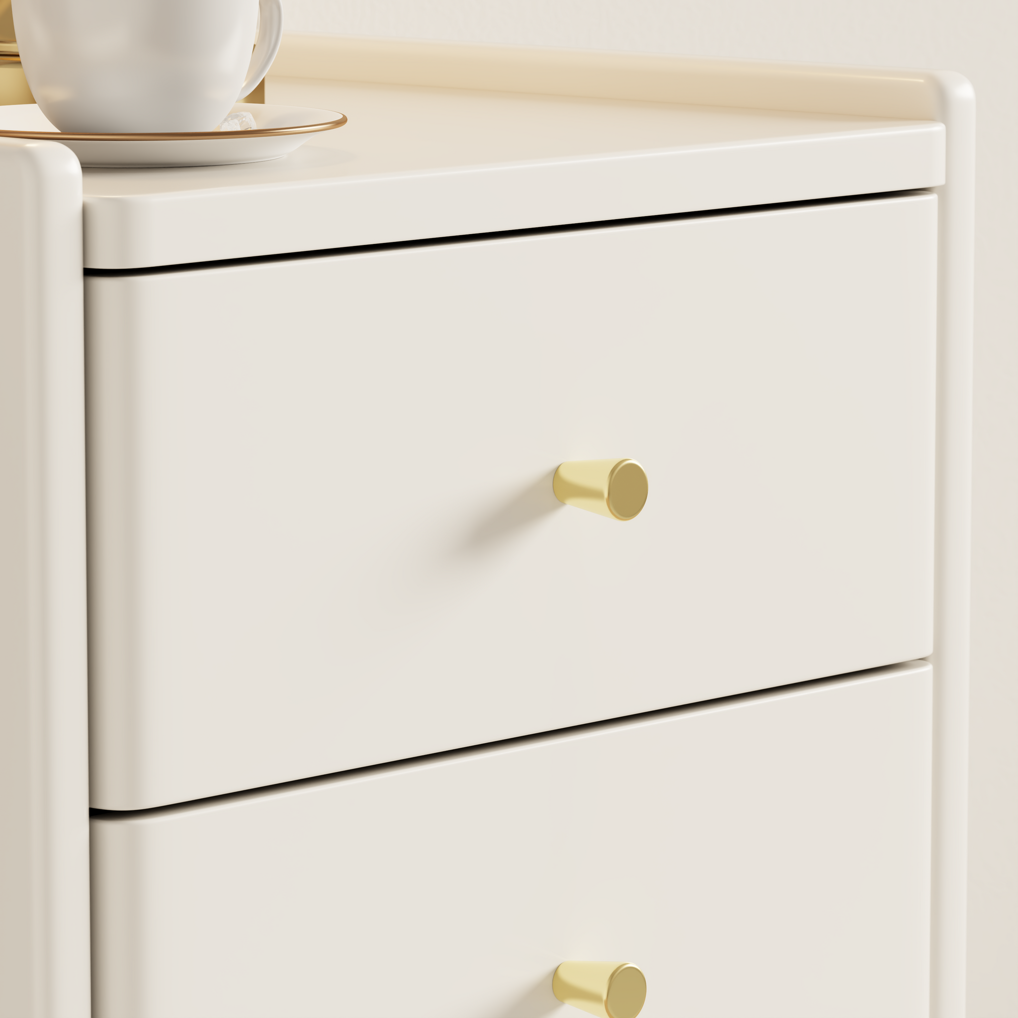 2-Drawer & 3-Drawer Solid Wood Nightstand – Durable & Stylish