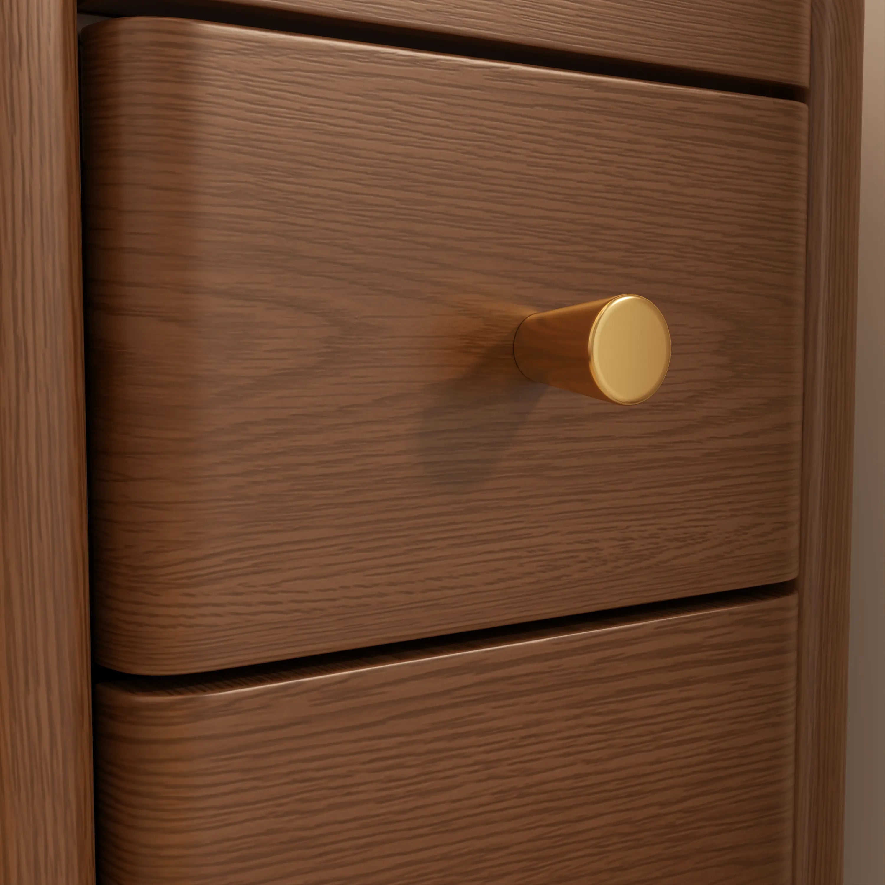 Modern Nightstand Set of 2 - Narrow Bedside Tables with Drawer - iKaslandi