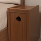 Solid wood classic minimalist nightstand