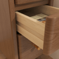 Solid wood classic minimalist nightstand