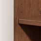 Walnut Console Table with Side Storage Shelves - iKaslandi