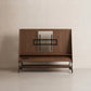 Rolling TV Stand for 40-65 Inch TV | Wood TV Cart - iKaslandi