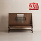 Rolling TV Stand for 40-65 Inch TV | Wood TV Cart - iKaslandi