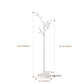 Solid Wood Freestanding Coat Rack with 12 Hooks - Kaslandi Furniture