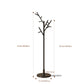 Solid Wood Freestanding Coat Rack with 12 Hooks - Kaslandi Furniture