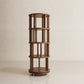 Rotating Round Bookshelf, Adjustable 1 - 6 Tiers – Space - Saving Storage Rack - iKaslandi