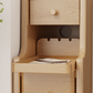 Solid Wood 3 - Drawer Nightstand with Shelf - Kaslandi Furniture