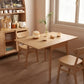 Expandable Solid Wood Dining Table with Hidden Storage, Seats 2–6 - iKaslandi