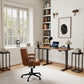 Electric Standing Desk with Solid Rubberwood Top - iKaslandi