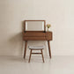 Solid Wood Makeup Vanity with Mirror & Lights (3 - 4 Drawers) - Kaslandi Furniture