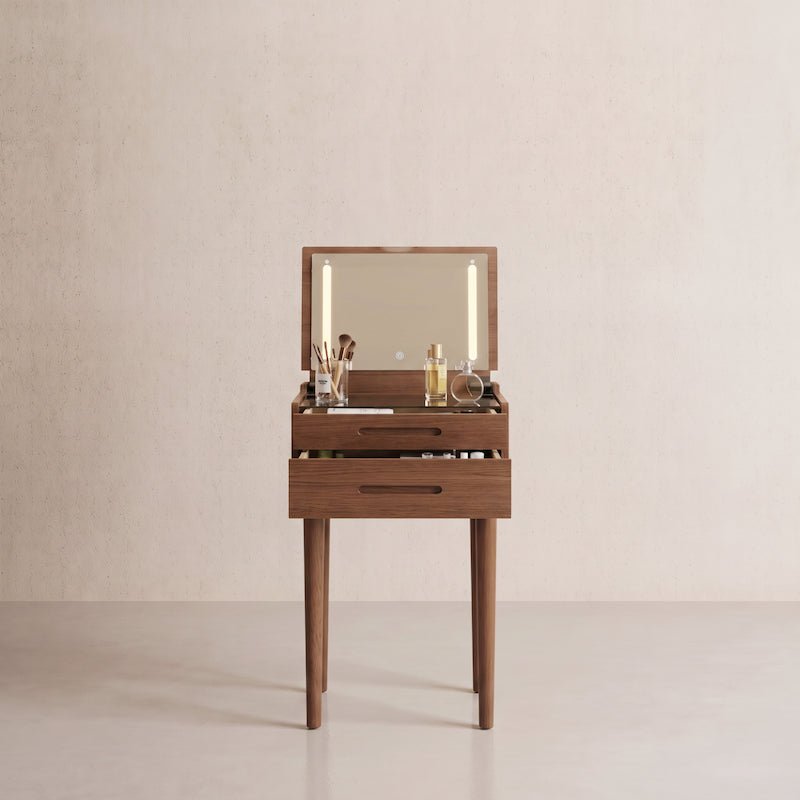 Vanity Desk with Mirror & Lights - iKaslandi