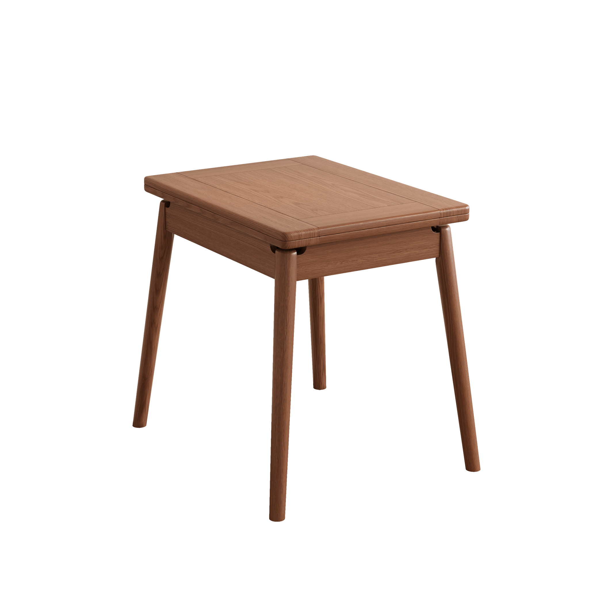 Expandable Solid Wood Dining Table for