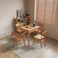 Expandable Solid Wood Dining Table for - iKaslandi