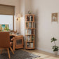 Rotating Round Bookshelf, Adjustable 1-6 Tiers – Space-Saving Storage Rack - iKaslandi