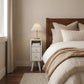 Solid wood classic minimalist nightstand with 2 drawers and an open shelf - iKaslandi